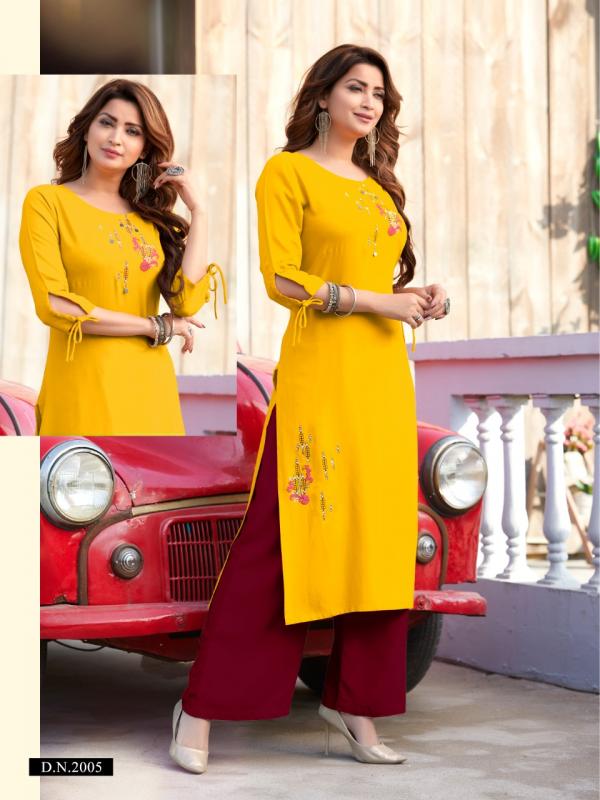 Farari-Rayon-Kurti-With-Bottom